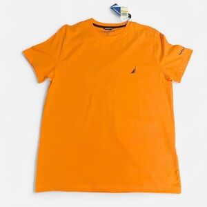 Nautica Vibrant Sunset Orange Performance Tee
